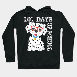 100Th Day Of School Dog 100 Days Of School Teacher Hoodie